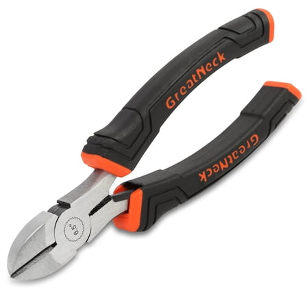 GreatNeck Diagonal Pliers, Steel, 6.5 inch