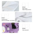 thumbnail image 2 of Yayeee Kitchen Hanging Hand Towels Set of 2 with Loop Bathroom Absorbent Tie Towel, Purple Halloween Pattern, 2 of 7