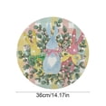 thumbnail image 2 of Swiftyle 2 Pcs Easter Bunny Egg Table Placemats Set Holiday Dining Decorations Washable Place Mats(36cm), 2 of 9