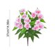thumbnail image 2 of Decoraciones para San Valentín, adornos para San Valentín, regalos para San Valentín, decoraciones navideñas, flores artificiales de azalea e impatiens de 5 cabezas, flores artificiales de plástico., 2 of 5