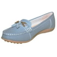 thumbnail image 1 of Boulevard Womens Action Leather Tassle Loafers, 1 of 4
