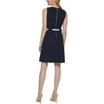 thumbnail image 2 of Tommy Hilfiger Womens Petites Work Mini Sheath Dress, 2 of 2