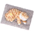 thumbnail image 3 of Adorno de Gato ANGGREK de Peluche Diseño de Simulación Estampado amarillo, 3 of 7