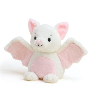 White Bat Warmies Cozy Plush Heatable Lavender Scented Stuffed Animal