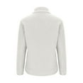 thumbnail image 6 of Casual Jackets for Women New Women's Lightweight Full Zip Fleece Jacket Winter Warm Long Sleeve Stand Collar Outdoor Coat with Zipper Pockets White 5XL, 6 of 6