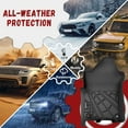 thumbnail image 5 of MRY All-Weather Floor Mats for 2019-2025 Ram 2500/3500 Crew Cab (Bucket Seats, Not PTO/Mega Cab) - TPE Non-Slip Liners, 5 of 6