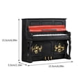 thumbnail image 2 of Retro Style Piano Adornment Mini Resin Piano Figurine Decorative Piano Ornament, 2 of 8