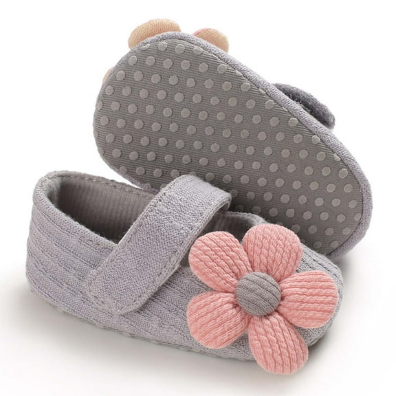 Best Baby Shoes For New Walkers Toddler Kid Baby Girls Princess Cute Toddler Flowers Soft Sole Solid Color Shoes Newborn Baby Girl Shoes