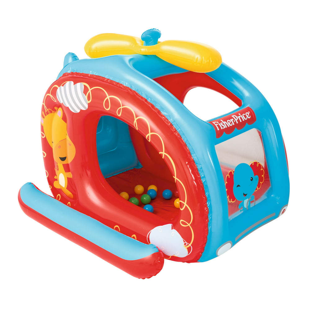 Fisher Price 54" x 44" Inflatable Helicopter Play Ball Pit