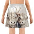 thumbnail image 5 of joogoo Highland Cattle in Field Boys Swim Trunks Beach Swimsuit Shorts Boxer 8Y, 5 of 8