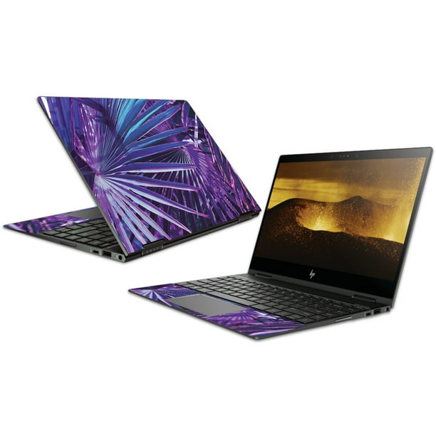 Skin For HP Envy x360 Convertible 13" (2018) Neon Palms MightySkins