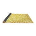 thumbnail image 2 of Ahgly Company Indoor Square Abstract Yellow Modern Area Rugs, 5' Square, 2 of 4