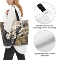 thumbnail image 3 of Easygdp Graceful Snow Leopard Bolsas Tote para Mujer, Bolsos de Hombro para Viaje, Bolsos de Mano de Gran Capacidad para Compras y Trabajo, 3 of 8