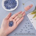 thumbnail image 2 of 400pcs 4mm Blue Spot Jasper Loose Beads Making Kit Gemstones Spacer Round Beads Charms with Elastic Thread, 2 of 9
