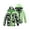 Green, variant on MGEOY Boys Girls Reversible Jacket Lightweight Waterproof Fleece Lined Raincoat for Kids（4-12）