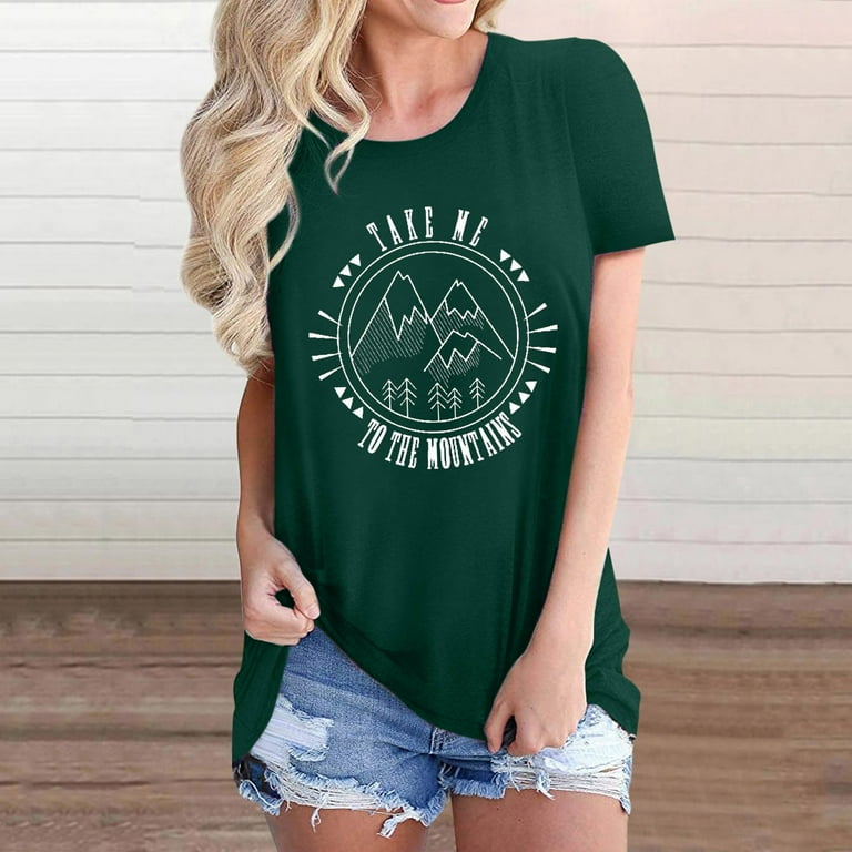 Mountain Shirt, Shirts for Women, Womens Shirts, Graphic Tee