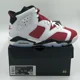 thumbnail image 1 of GS A i r-Jor-dan 6 Retro Carmine 2020 GS size 5.5 Womens 7 384665 106, 1 of 6