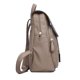 thumbnail image 5 of Mochila KKXIU de piel acolchada a la moda para mujer, color caqui, 5 of 7