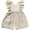Beige, variant on WIBACKER 6M-3T Infant Baby Girl Ruffled Sleeveless Romper Casual Summer Jumpsuit Cotton Linen Clothes