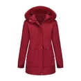 thumbnail image 5 of Sentmoon Jackets for Women Trendy Waterproof Windproof Hooded Neck Rain Jacket Women Long Sleeve Raincoat with Pockets for Cycling Running Commuting, 5 of 8
