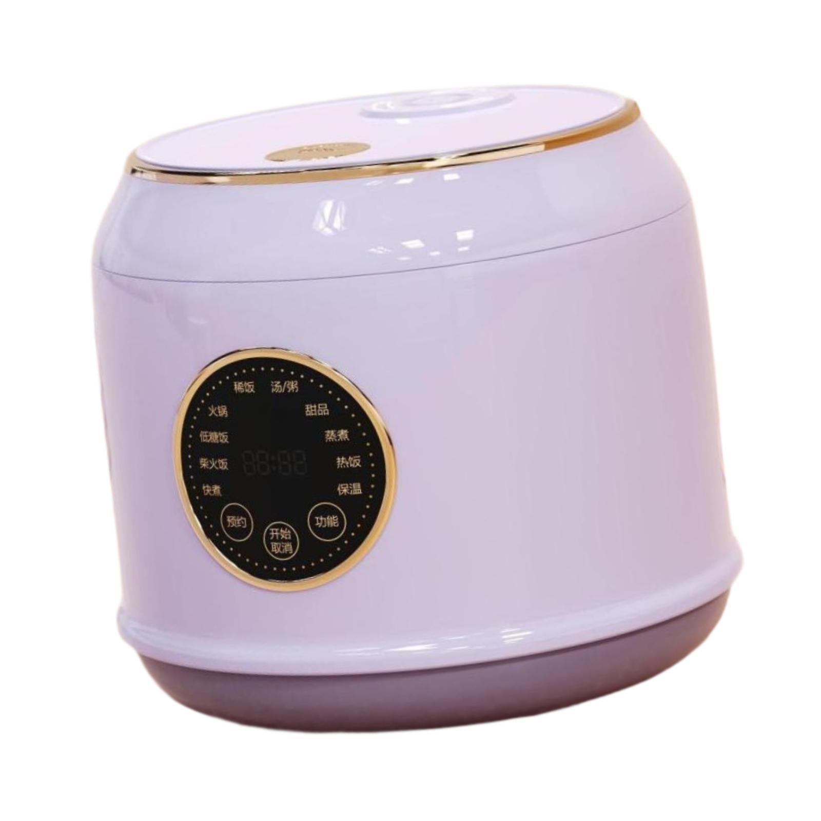 Fancyes Digital Rice Cooker Auto Keep Warm 2L 7 Cooking Function for Pasta Eggs Soup