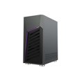 thumbnail image 4 of DIYPC Rainbow-Flash-G1 Black USB3.0 Steel ATX Mid Tower Gaming Computer Case w/ Tempered Glass Panel and Addressable RGB LED Strip, 4 of 5