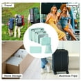 thumbnail image 4 of Unique Bargains 6 Pcs Portable Packing Cube Set for Luggage Light Blue, 4 of 6