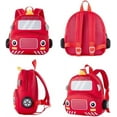 thumbnail image 5 of Nice Choice Cute Toddler Baby Girls Preschool Daycare Backpack Bookbag Schoolbag for Kids Girls Boys (FireEngine), 5 of 6
