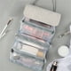 thumbnail image 2 of pstuiky Neceser desmontable, neceser de maquillaje portátil 4 en 1 de malla, neceser de viaje enrollable colgante, organizador de maquillaje y agua, neceser colgante, 2 of 2