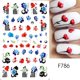 thumbnail image 1 of Lace Flower Leaf Nail Sticker Paddy Geometric Line 3D Cute Gloves Walking Stick Bowknot Autumn Winter Christmas Nail Decoration, 1 of 4