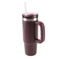 thumbnail image 4 of Ozark Trail 30 oz Stainless Steel Insulated Tumbler with Handle, Maroon, 4 of 10
