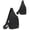 Black 2V2, variant on ZZkhGO Leather Crossbody Chest Bag, Versatile Sling Pack for Men, Hands Free Shoulder Bag for Hiking Commuting Everyday