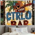 thumbnail image 2 of Orinice Tiki Mask Tapestry Wall Hanging Unique Style Graphic Tapestries Home Wall Decor Art for Living Room Bedroom Apartment Farmhouse Dorm 40x30inch, 2 of 6