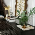 thumbnail image 6 of KULAGAGA 4-Door Sideboard Buffet Cabinet, Modern Black Storage Cabinet with Adjustable Shelf for Kitchen Dining Room Living Room, 55.1", 6 of 8