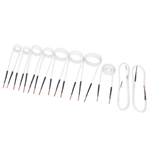 Kit de Bobina del Calentador de Inducto, Bobinas de inducción Flexibles 10 Piezas de Caja de Almacenamiento de Plásstico Fácil Funcionamiento para Aflojar el Perno de Tuerc