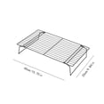 thumbnail image 3 of Wire Cooling Rack, Baking Cooling Rack, Cooling Rack, Wire Baking Rack, 18X10 In, Open Mesh, Baking Rack for Oven Cooking, Wire Rack for Cooking, Wire Cooking Rack, Silver, 1 Pc,, 3 of 8