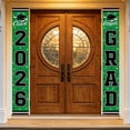 thumbnail image 1 of Graduation Porch Banners Class of 2026 – Congrats Grad Door Decorations 2 Pack Hanging Signs for Front Door and Outdoor Graduation Party Decor 71x12in, 1 of 6