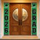 thumbnail image 1 of Pancarta de felicitación para la graduación de la promoción de 2026, letrero colgante para la puerta principal, decoración para la fiesta de graduación., 1 of 6