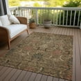 thumbnail image 6 of Addison Rugs Chantille Indoor/Outdoor Transitional Damask Brown Washable Rectangle Rug, 3' x 5', 6 of 6