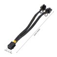 thumbnail image 2 of UPOUART Graphics Power Cord Negro Para Tarjeta Gráfica Con Conector 8 Pin Y Conductividad, 2 of 7
