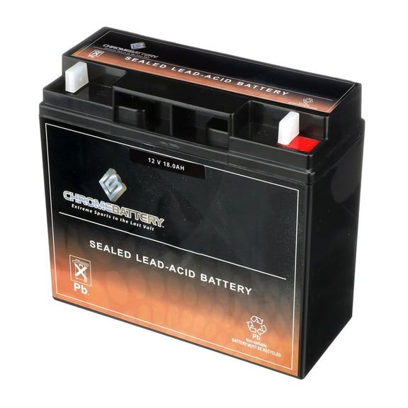 Chrome Battery 12V (12 Volt) (12 Volt) 18Ah Sealed Lead Acid Battery for Apc Suvs1400 Su1400rmxlnet Ups