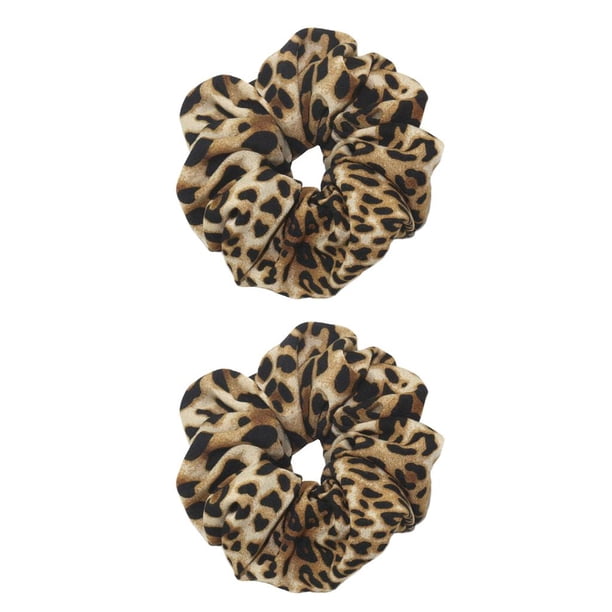 2 Uds., Lazos Elásticos para El Cabello, Bandas de Goma para El Cabello, Bandas para El Cabello, Patrón de para Niñas Y Mujeres, Colas de Cab marrón Baoblaze Gomas para el pelo para mujer