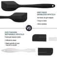 thumbnail image 3 of Silicone Spatulas Spoons Set, 6pcs Silicone Kitchen Utensils Including Rubber Spatula, Silicone Basting Pastry Brush, Spoon Set Non-stick And Heat Res, 3 of 4