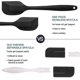 thumbnail image 3 of Silicone Spatulas Spoons Set, 6pcs Silicone Kitchen Utensils Including Rubber Spatula, Silicone Basting Pastry Brush, Spoon Set Non-stick And Heat Res, 3 of 4