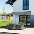 thumbnail image 3 of Canddidliike 10' x 10' Steel Pergola Shade, Patio Canopy with Durable & Spacious Weather-Resistant Design, Canopy for Outdoor, Gray, 3 of 16