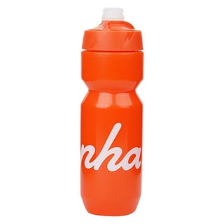 Orange cycling water bottle hot sale