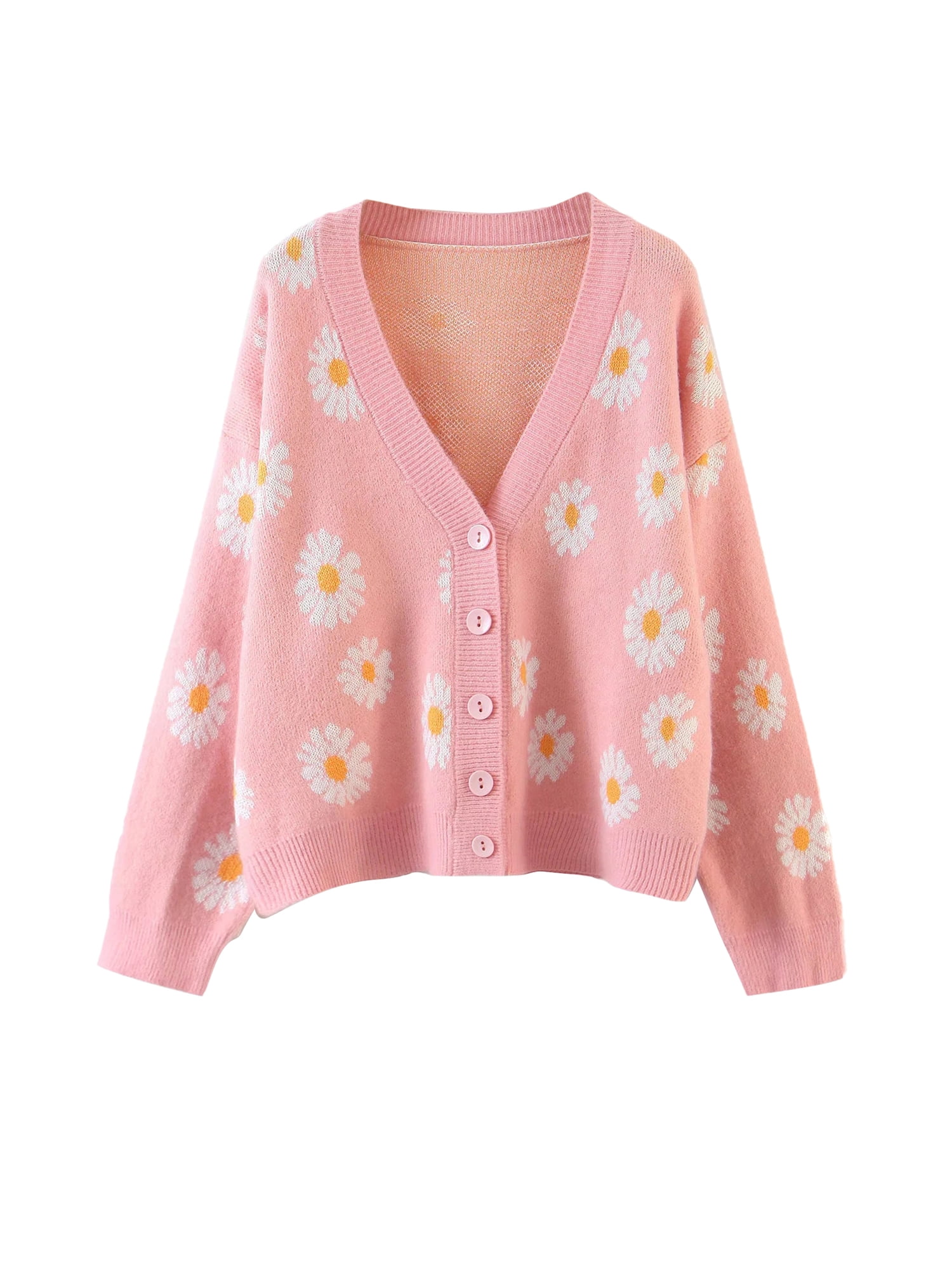 flowered cardigans