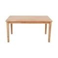 thumbnail image 4 of Colby 60" Traditional Classic Solid Hardwood Dining Table, 4 of 10