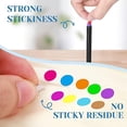 thumbnail image 4 of 16500 Pcs 1/4 Inch Round Color Coding Label  10 Assorted Colors Dot Stickers First Day Adhesive Solid Colored Circle Decals for Inventory Organize, File Classification$$Office, 4 of 7