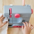 Janome Graceful Gray Basic 10Stitch Portable Sewing Machine with Accessory Storage